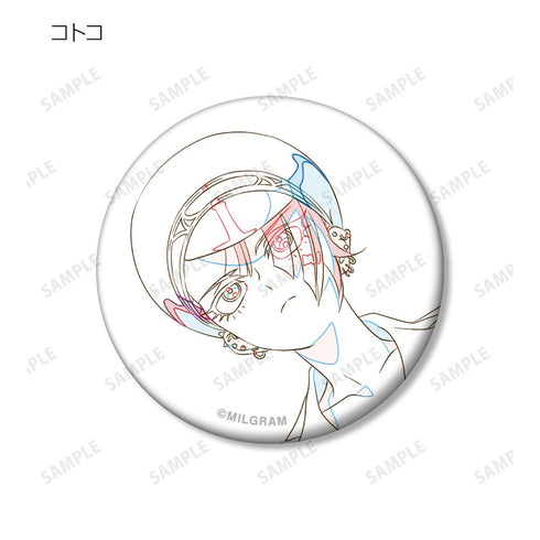 『MILGRAM -ミルグラム-』トレーディング原画缶バッジ ver.C(単位/BOX)【202510再販】